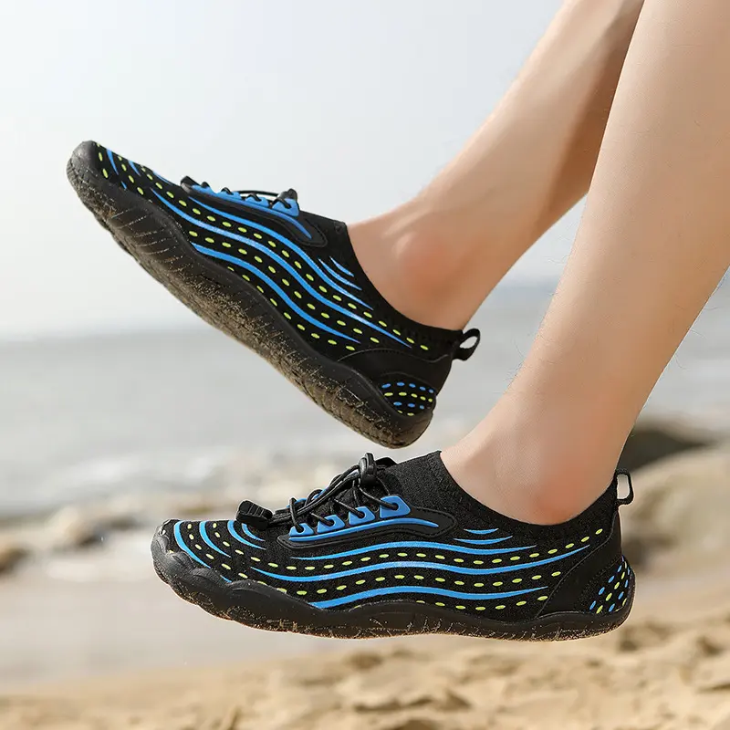 Unisex 5-Finger Rubber Water Shoes, Quick-Drying and Slip-Resistant for Swimming, Fishing, and Outdoor Sports, 5 Finger Shoes, Fishing Swim