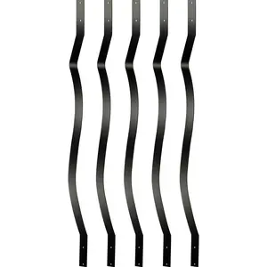 VEVOR Deck Balusters, 61 Pack Metal Deck Spindles, 29.5\"x1\" Staircase Baluster with Screws, Aluminum Alloy Deck Railing for Wood and Composite Deck, Stylish Baluster for Outdoor Stair Deck Porch