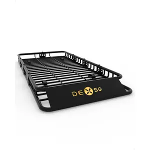 New Upgraded 1 Steel Roof Rack | Add Electrophoresis Process | Black Spray Luggage rack