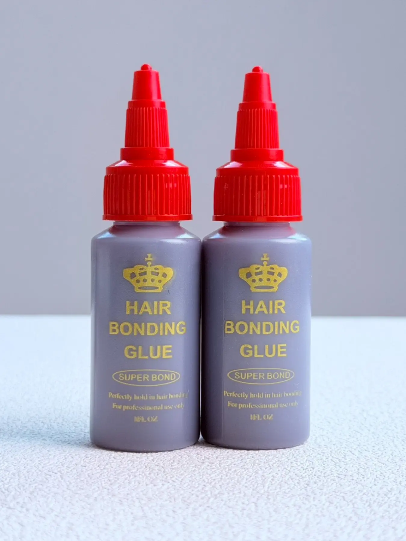 Two Bottles, 30ML Each, Total 60ML Hair Extension Bonding Glue, Hair Extension Adhesive, Anti-Mold, Invisible Hair Extensions
