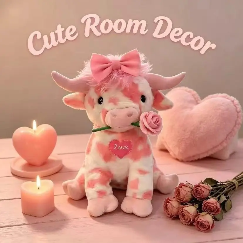 Highland Cow Plush Toy, Cute Cow Design, Soft and Cuddly Plush Gift for Kids, Boys, Girls, and Adults, Perfect Present for All Ages, Huggable Stuffed Animal, Stuffed Animal Gifts