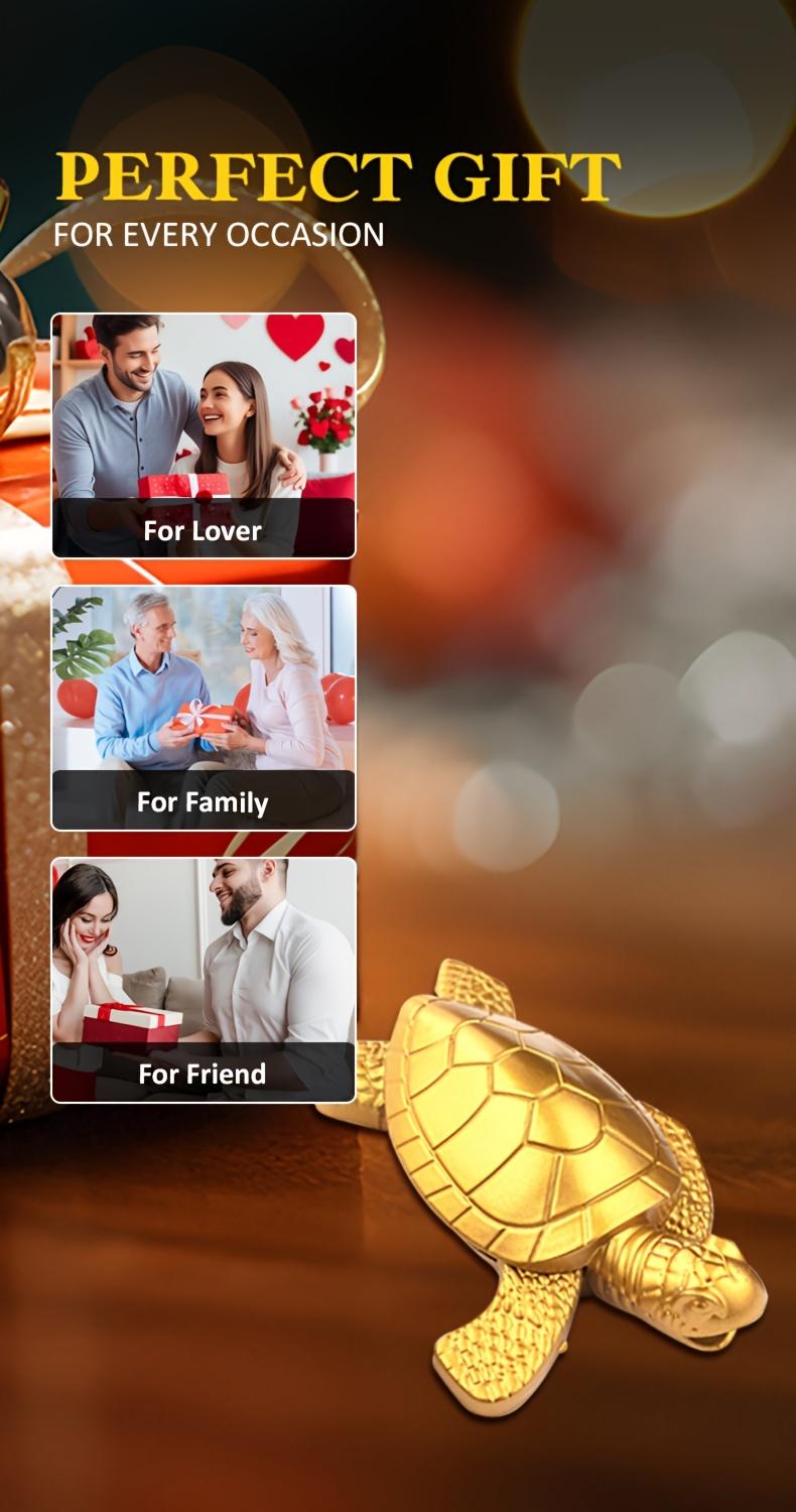 Torch Lighter, Creative Desktop Golden Turtle Butane Lighter, Cool Portable Gas Lighter, Adjustable Soft Flame Lighter, Refillable Butane Lighter for Men Women Friends Gifts (Without Butane)