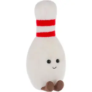 Happy Bowling Stuffed Animals for Kids, Soft Cute Plush Toys for Baby Girl and Boy, Fluffy Happy Bowling 9.5 Inchesfidget toys