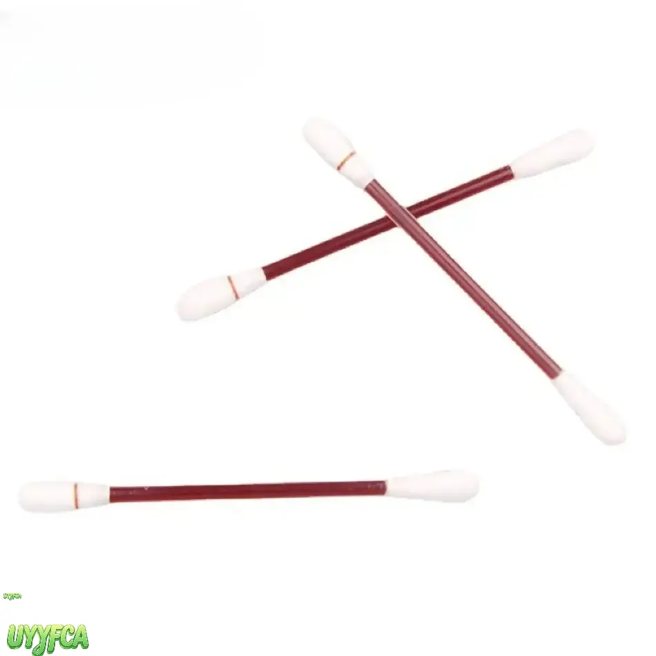 100 Pcs Iodine Swabs - Double Tip Sterile Swabs, Cotton Sticks for Home, Travel & First Aid Emergency Kits, Antiseptic Care, Travel Size, Cleansing, Individually Sealed, Disposable, Humans, Sterilized, Compact Carry, Camping, Daily Home Use, Emergency Med