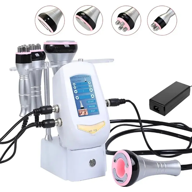 Us Plug Home 4-In-1 Beauty Device, Body Care Machine, Sculpting Tool, Full Body Massage Equipment for Facial, Arm, Waist, Abdomen, Leg