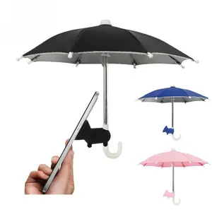 Suction Cup Mini Phone Umbrella, Universal Cell Phone Sun Shade Cover, Portable Phone Sun Protection Accessory for Outdoor Photography, Vlogging, Travel & Daily Outside Use