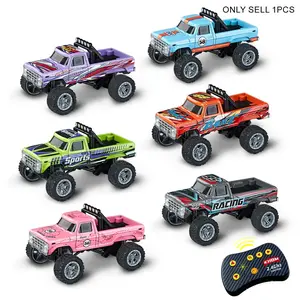 1:64 Bigfoot Remote Control Car, Directional Control Forward Backward with Lights, Suitable for Ages 6+, Holiday Gift Choice, RC Controlled Car