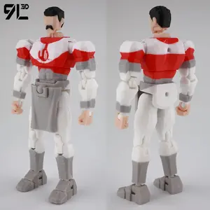 Authentic 9L3D Printed New Emperor GrandRegent Invincible Young Hero Mark Figurine Joint Movable Doll Model Dummy13 Tiant13 Toys