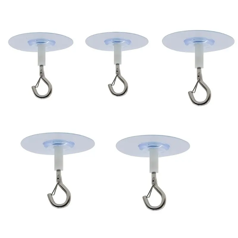 No-Drill Ceiling Hook, Ideal for Hanging Lights and Plants, Compatible with Sticky Hooks, Perfect for Bobbi Mobile Curtains, Multi-Purpose Hook, Hanging Accessory
