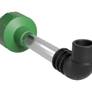 AC Drain Line Cleaner Adapter Evacuates & Unclog AC Drain Line - HVAC to PVC AC Drain Line Cleaner Tool - Universal Fit AC Drain Line Unclogger - AC Drain Line Cleaning Tool - Clear Visibility