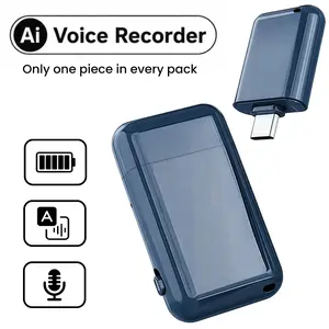 AI Smart Voice Recorder, AI Transcribe & Summarize, Support 200+ Languages, Dual Recording Modes, Slim Pocket Design, Audio Recorder for Meetings Interviews, Professionals, Teams