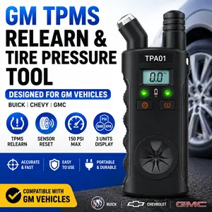 [For GM Vehicles] TPMS Relearn & Check Tool for GM Group Vehicles, 150 PSI/Bar/KPA Digital Tire Pressure Gauge, Car Repair Tool for Buick, Chevy, GMC Tire Sensor Reset tiktokshopspringglowup#Summervibes