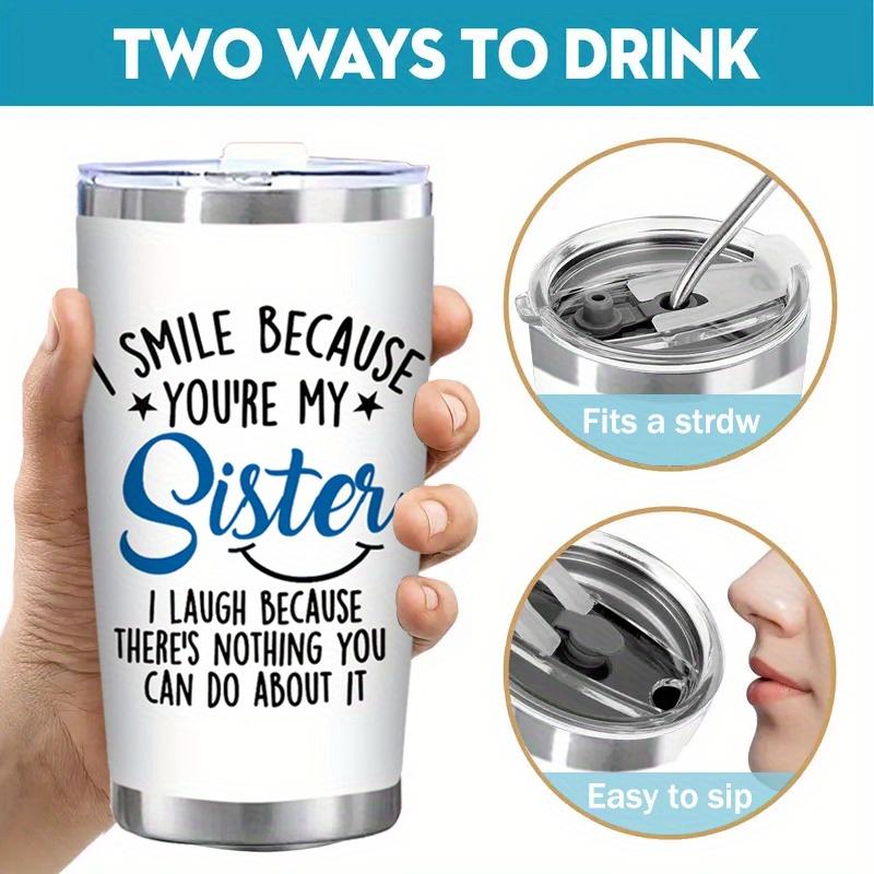 1, Sisters Coffee Cup, Ceramic Coffee Cup, Water Cup, Summer And Winter Beverage Utensils, Birthday Gift, Holiday Gift, Christmas Gift, New Year Gift, Valentine'S Day Gift