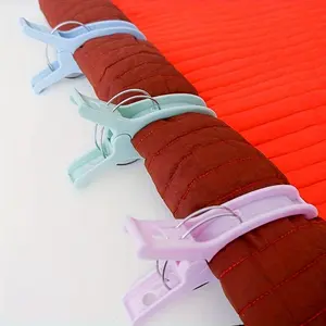 Quilting Clips - Oversized Clips for Sewing, Binding, and Crafting Projects to Hold Fabrics in Place. Clothespins - Wide-mouth Design Suitable for Crafts, Binding, and Securing Fabric - Keeps Fabric Fixed in Position. Clothespins