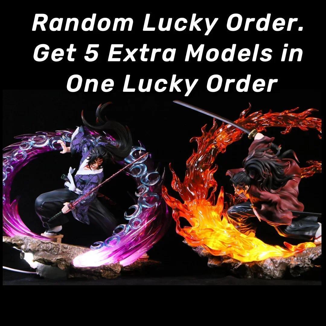 Demon Slayer Figure Anime Blind Box Mystery Box Kamado Nezuko Tanjirou Hashibira Inosuke Exquisite Figurines Surprise Box