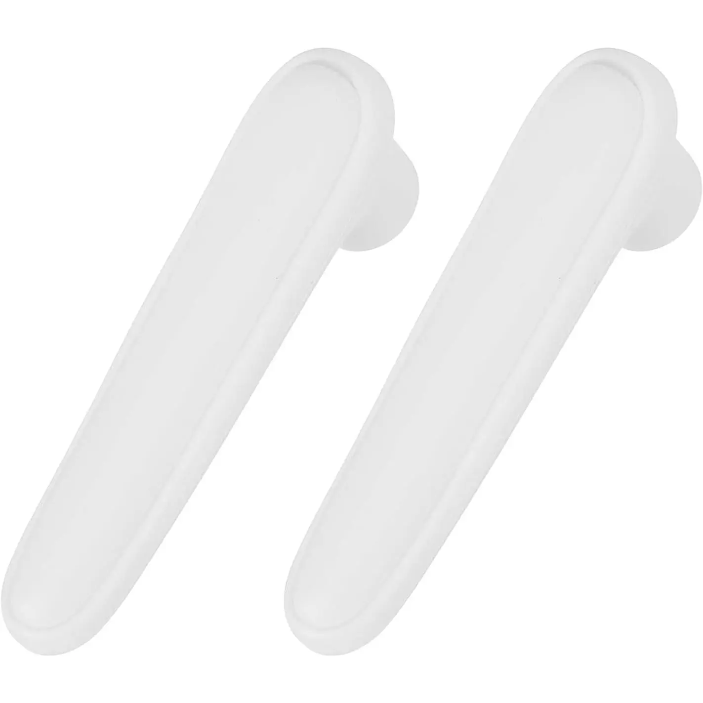 2 count Door Handle Covers,  Safety Doors Knob Handle Protector Covers Anti- Soft Doors Pull Cover for Bedrooms Bathrooms Offices, White