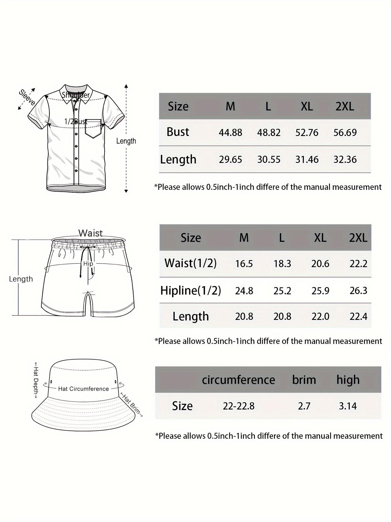 3pcs Men'S Hawaiian Shirt And Short Set, Funny Colorful Neon Dinosaur Soft Fabric Breathable Shirt Button Short Sleeve Casual Beach Shirts Outfits With Bucket Hats