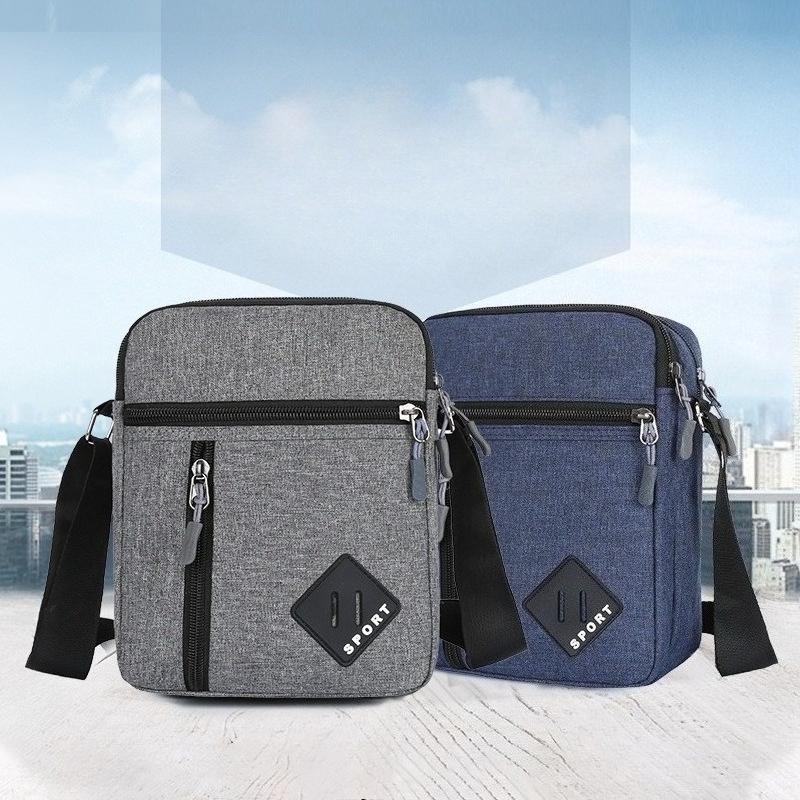 Casual Business Men Messenger Bag Version Simple Oxford Cloth Cross Body Shoulder Bag for Male Daily Use, Work, Travel Outdoors