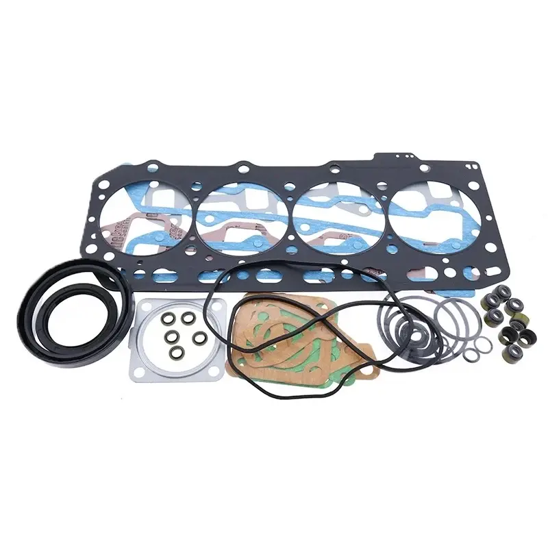 FridayParts Overhaul Gasket Kit with Cylinder Head Gasket for Kobelco Excavator SK45SR-2, SK50UR-3, Yanmar Engine 4TNE88, Komatsu Engine 4D88E, Gaskets Set