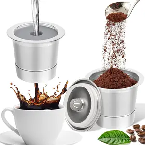 2 Pack Reusable K Cups For Keurig 1.0, Stainless Steel K Cup Refillable Coffee Pods and metal k cups Coffee Filters for keurig | Non-BPA, Durable Design