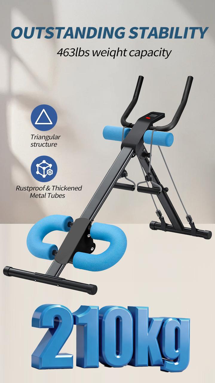 Multi-Position Home Workout Trainer - Adjustable Structure with Comfortable Padded Design for All-Round Body Training in Home Spaces