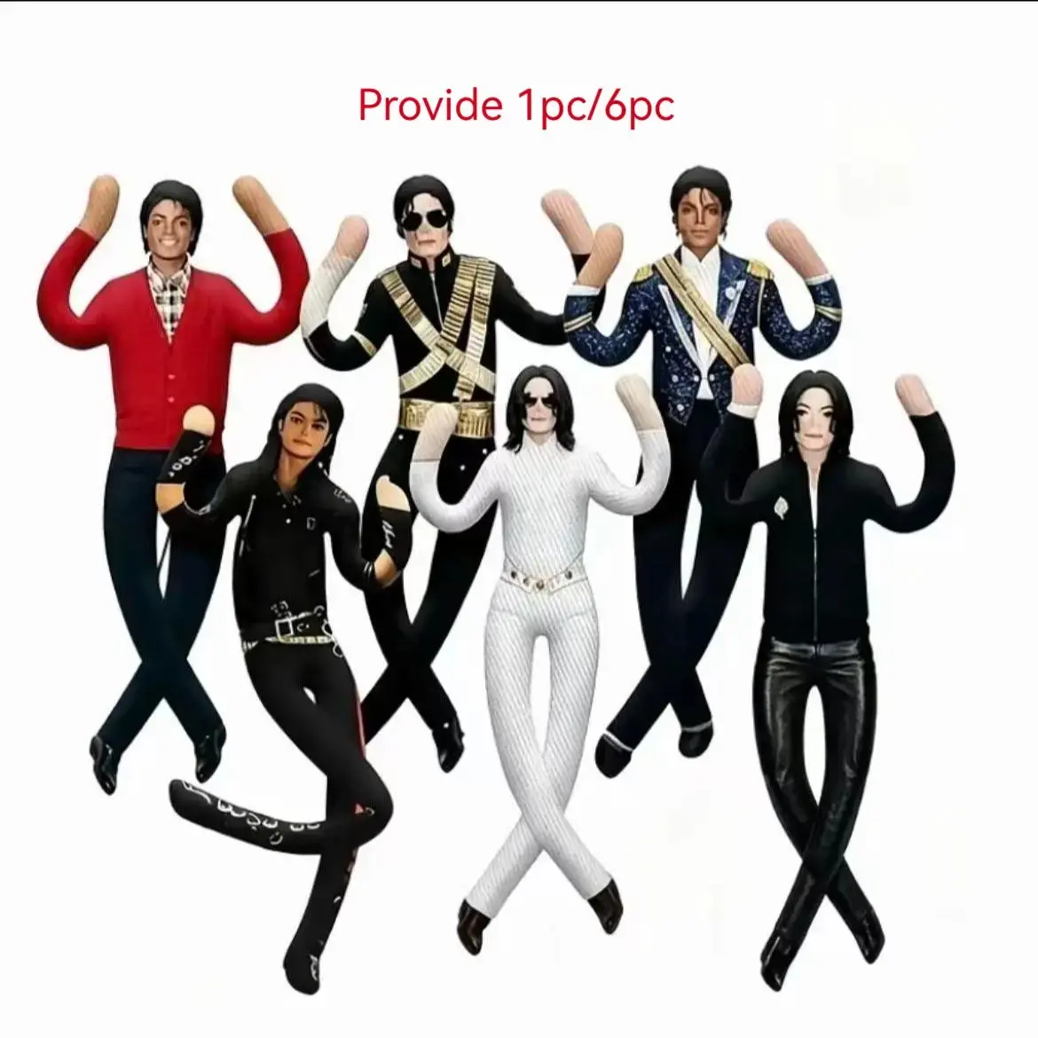 Michael Jackson Role-Playing Doll, Plush Soft Huggable Puppet, Huggable Collectible, Room Decor, Abstract Multi-Joint Action Figure, Gift Idea