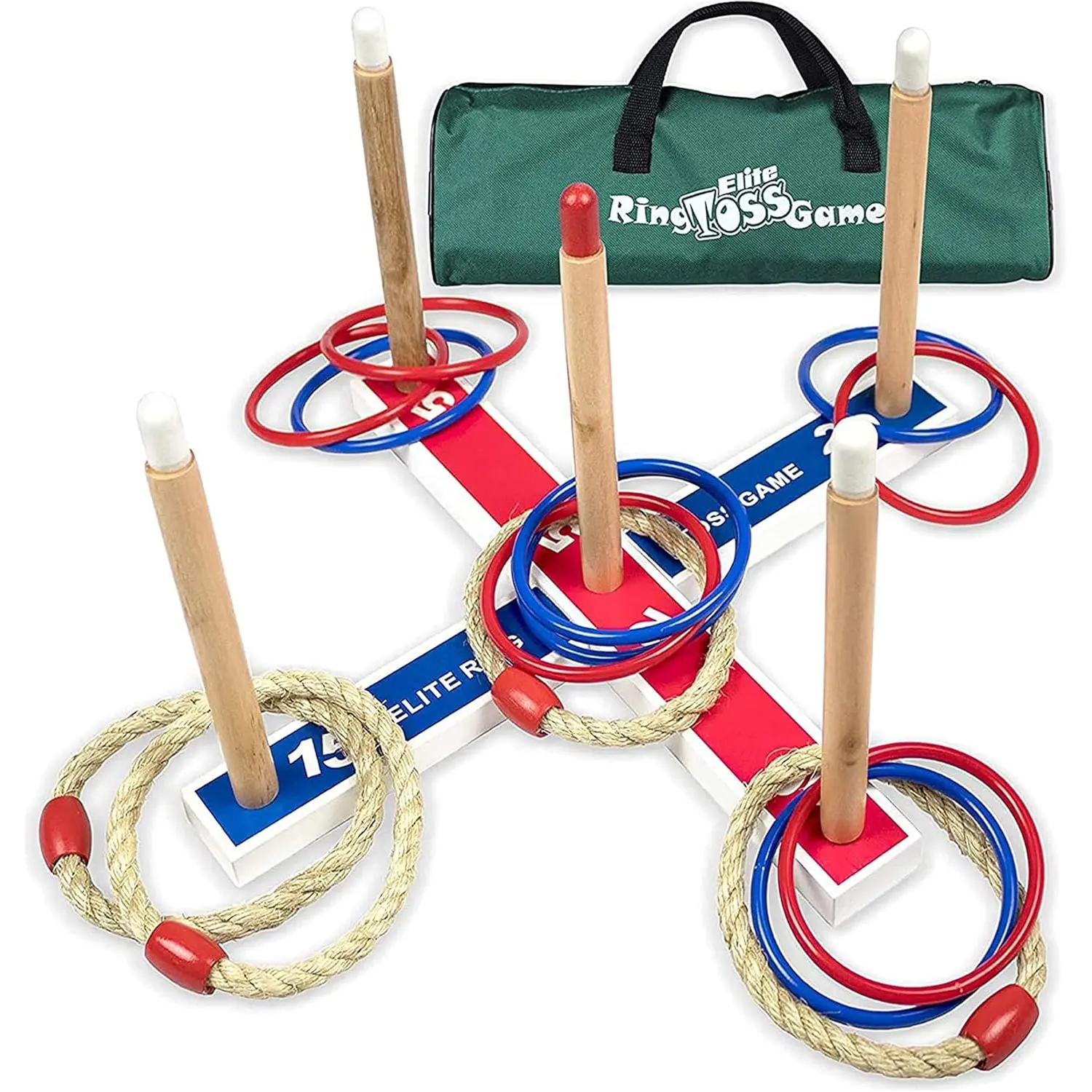 Ring Toss Games  Kids - Outdoor Yard Game  Adults & Family - Backyard Toys, Outdoor Game, Backyard Games, Lawn Games  Kids Ages 4-8