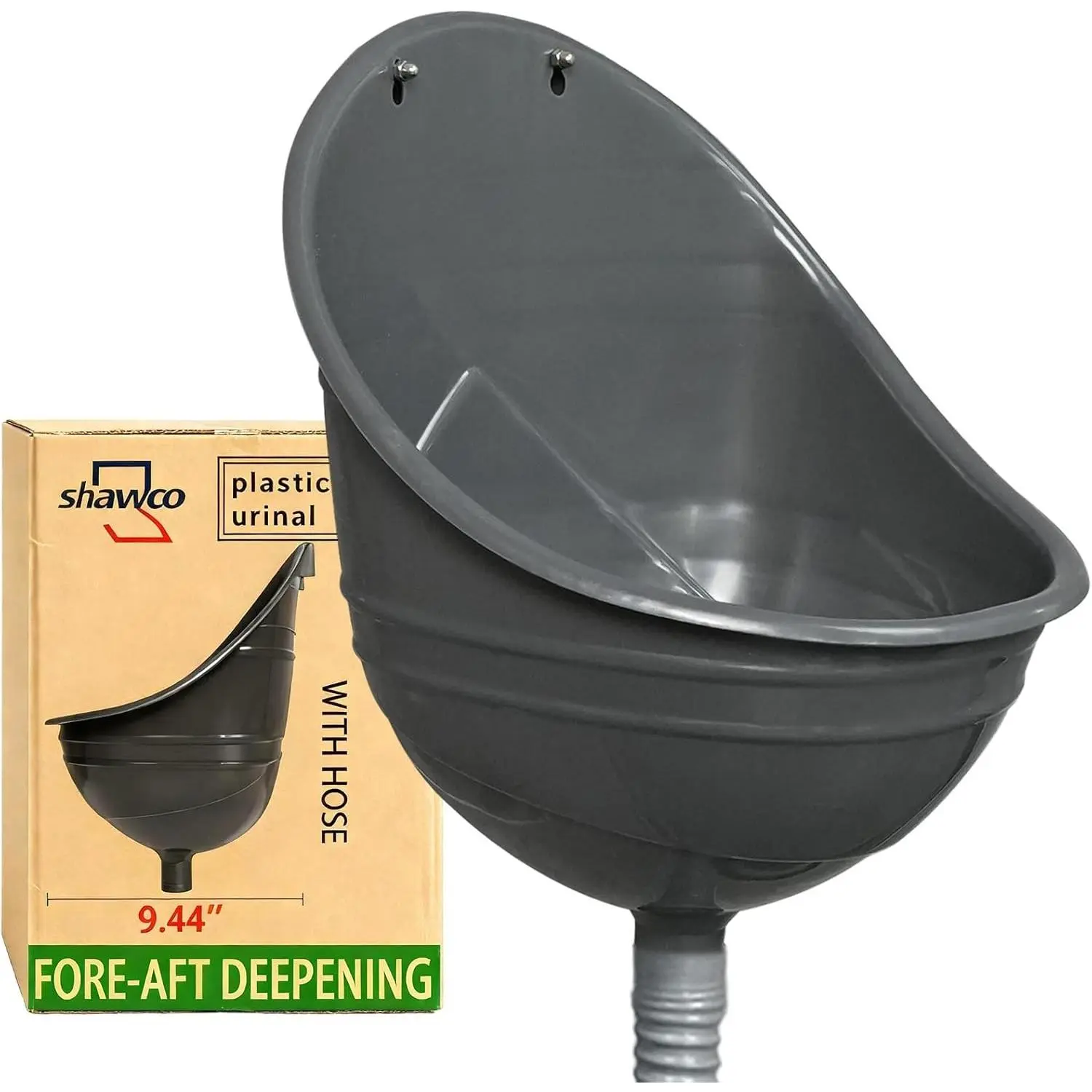 Waterless Urinal Garage Urinal for Men Plastic Urinals for Men, Urine Diverter Outdoor Urinal Wall-Mounted Urinals For Men Bathroom, No-Drill Lnstallation Self-Adhesive Mens Urinal