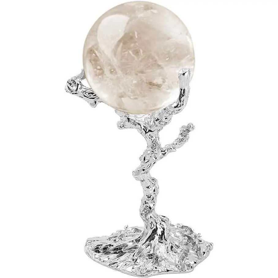 Ball Stand, Tree Shape Sphere Display Holder for 40 to 60mm  Balls Metal Globe Stone Stands for Displaying Glass Balls  Rocks Marbles  Decoration,