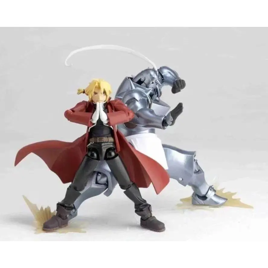 Anime Fullmetal Alchemist Edward Elric Alphonse REVOLTECH YAMAGUCHI Articulated Action Figure Model Toys