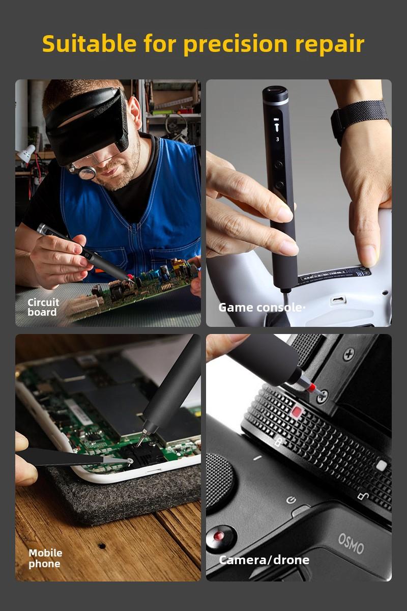 Multifunctional manual and automatic electric screwdriver set home game console computer mobile phone precision repair tool
