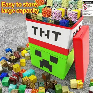 New Magnetic Building Block Toy, Creative Kids Assembly Puzzle Set, Fun Matching and Disassembly Bead Toy, Attractive Magnetic Particles Collection