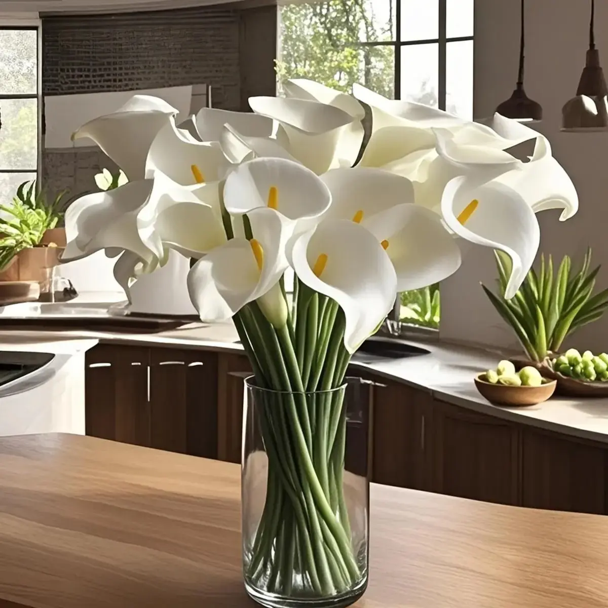 10 Pcs Artificial Calla Lily Flowers, Real Touch Faux Calla Lily Bouquet, Elegant Wedding & Home Decor Flowers, Ideal for Vase Arrangements, Centerpieces, Spring & Party Decorations