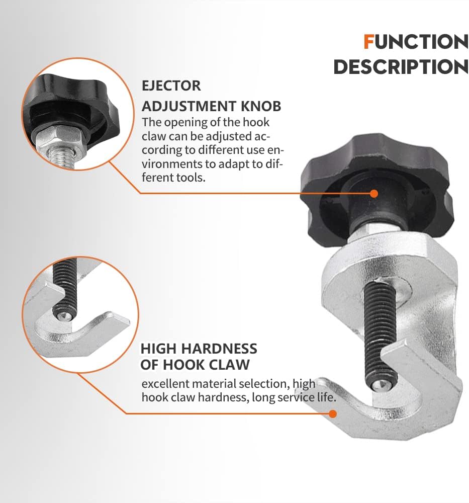 Windscreen Wiper Arm Puller Remover Tool Windscreen Window Wiper  Arm Puller-Fit Opening Dimension: 0.59"/nternal Height: Approx. 1.06"
