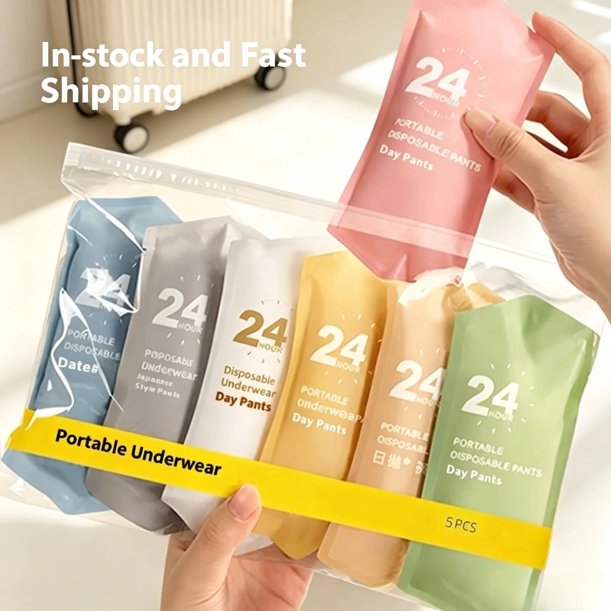 Disposable Underwear, Travel And Business Trip Essentials, No-Wash Daily Use Panties