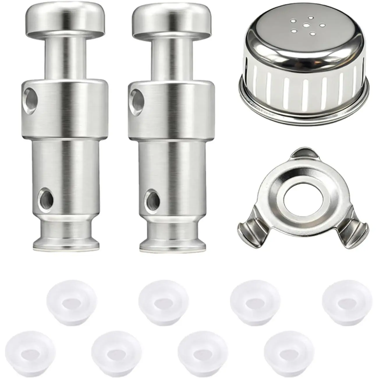 12 Pcs Float Valve Seal for Instant Pot Replacement Parts with 8 Valve Gaskets, Anti-Block Shield and Bracket - Premium for Duo 3, 5, 6 Qt, Duo Plus 3, 6 Qt, Ultra 3, 6, 8 Qt, Lux 3 Qt