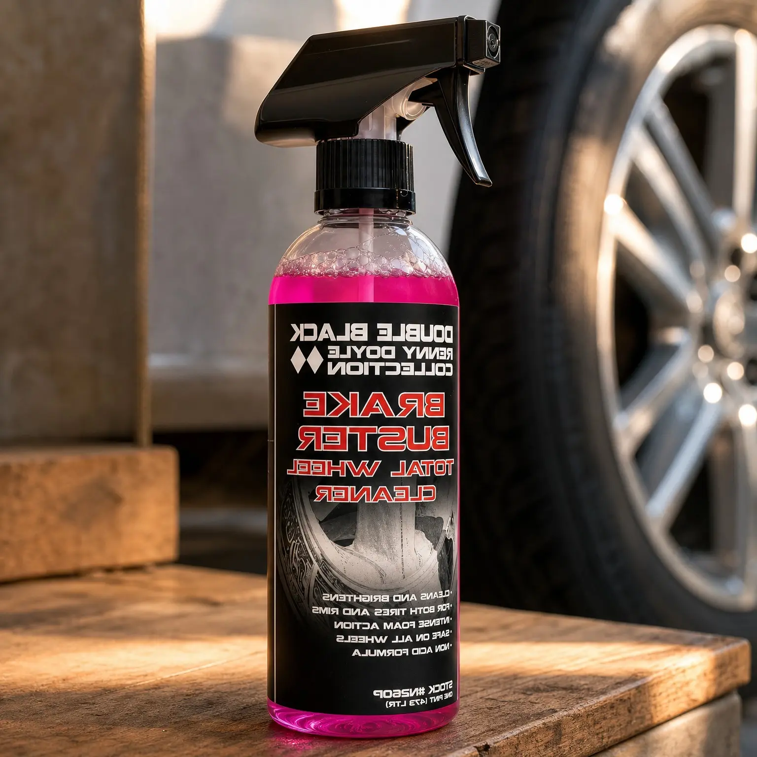 Brake Buster Wheel Cleaner - Non-Acid Formula Removes Brake Dust, Oil, Dirt & Light Corrosion (1 Pint)Gift