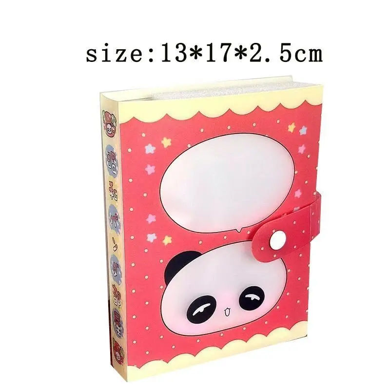 A6 Scene Sticker Storage Album Kawaii Scrapbooking Folder Vintage Desktop Sticker Book 40 Pages Cute Card Keeper