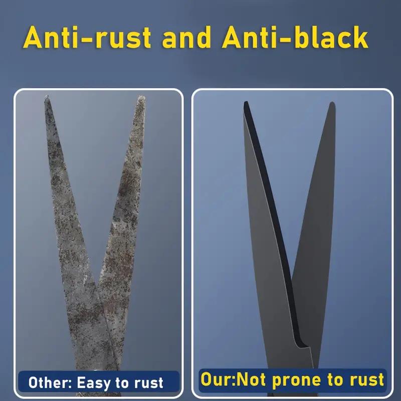 Stainless Steel Scissors, Heavy Duty Scissor, Multipurpose Household Kitchen Scissors, Hand-cut Office Scissors, Non-stick Safety Thread Scissors