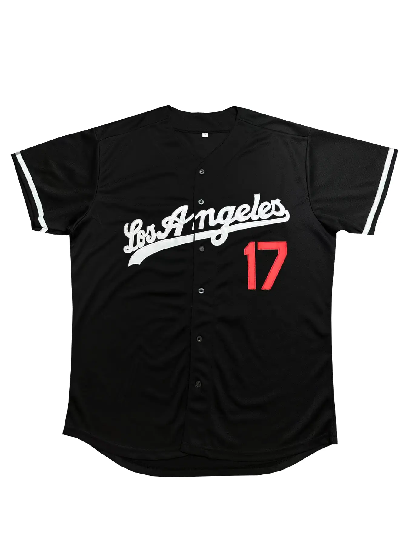 Men's Los Angeles #17 Four Colors Baseball Jersey, Sports Jersey Tee, Casual Sporty Short Sleeve T-Shirt for Daily Wear, Embroidery Sportswear for Men