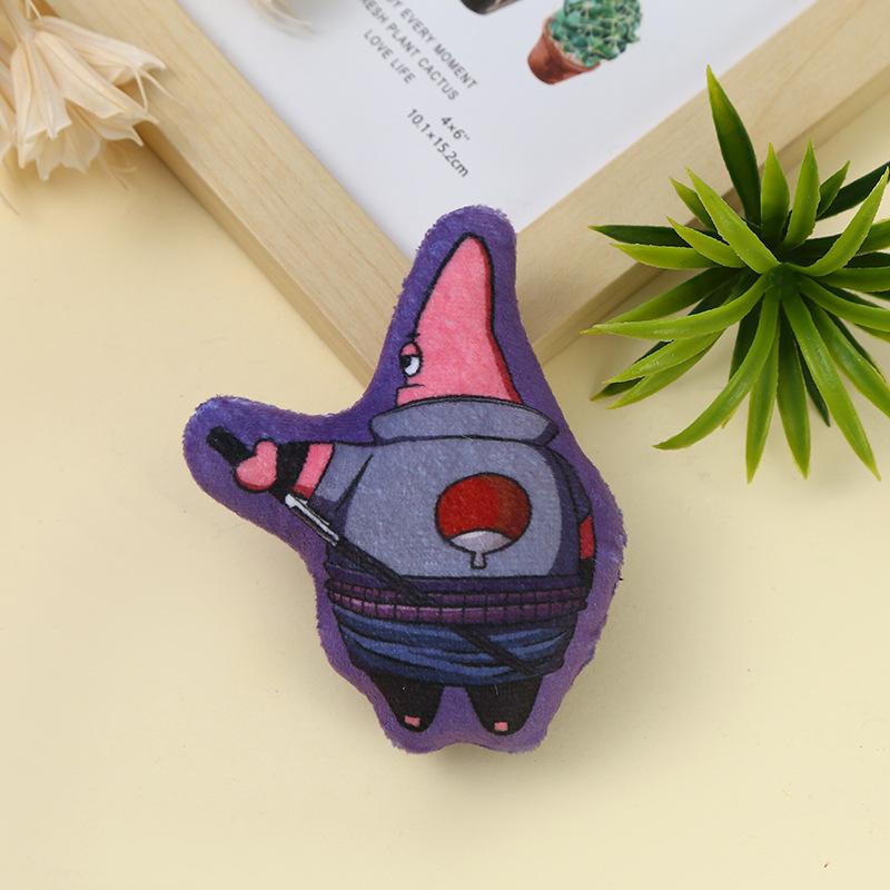 Naruto sound keychain plush stuffed doll DIY keychain toy gift pendant accessory for friends