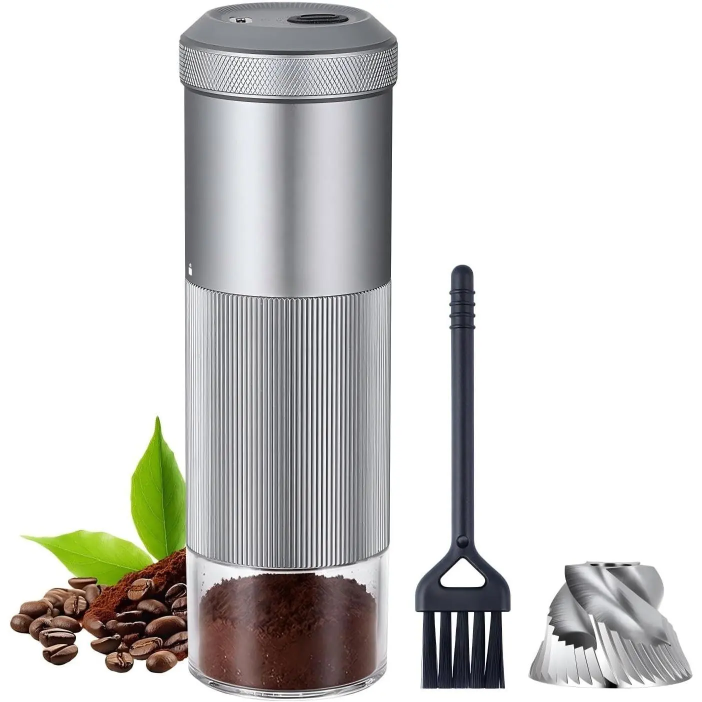 Portable Electric Coffee , Small and Quiet USB Rechargeable Espresso  with Stainless Steel , for , Camping,  Travel Outdoor Use