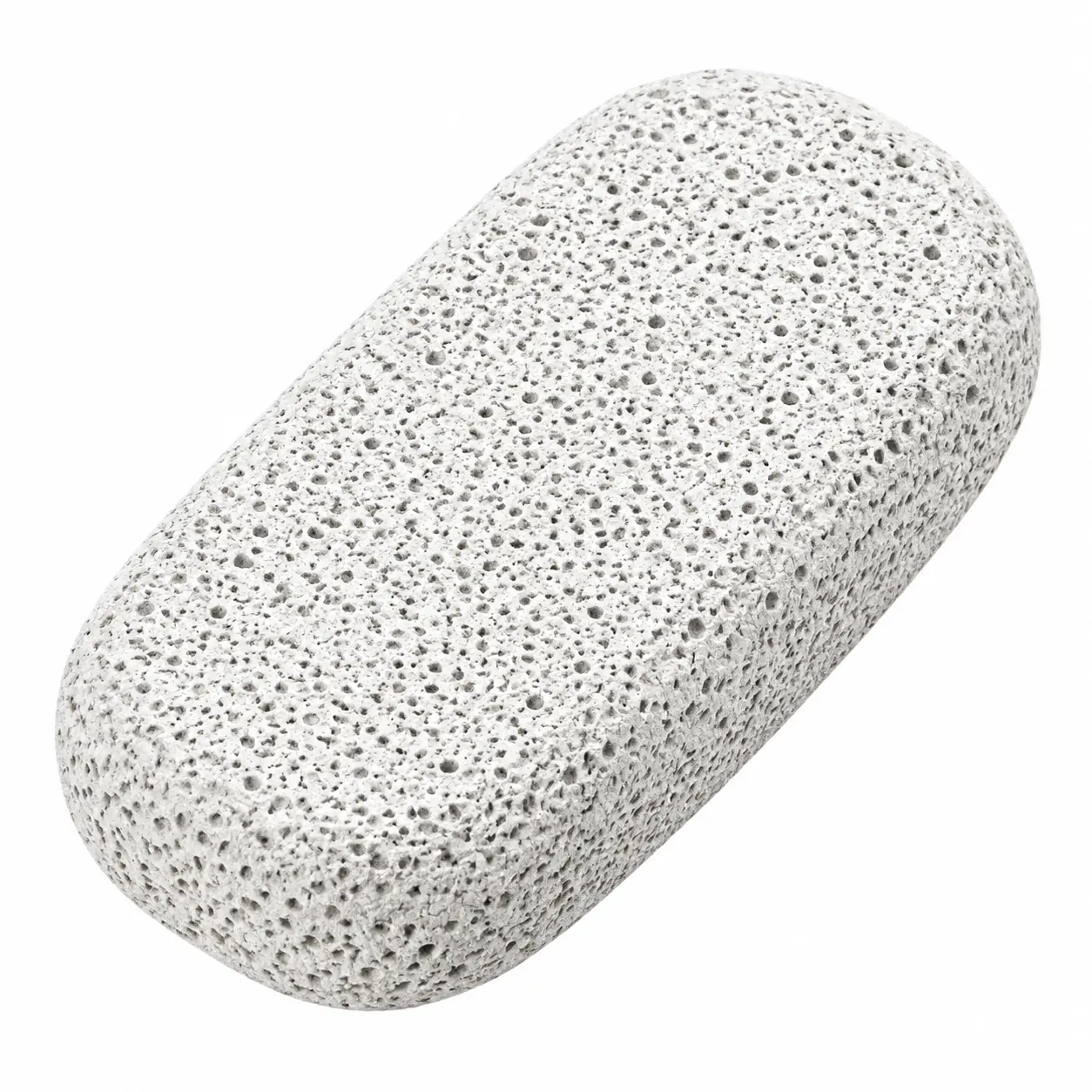 Natural Pumice Stone for Gentle Yet Effective Exfoliation of Feet and Hands – Unscented, Durable ABS-Backed Foot File Ideal for Pedicures, Callus Removal, and Daily Dead Skin Care Without Irritation
