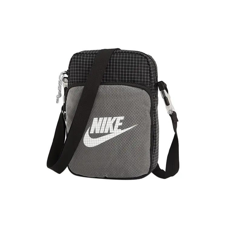 Nike Heritage Smit 2.0 TRL Crossbody Bag for Men and Women, Casual Style in Black and Gray