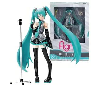 Hatsune Miku 2026 New Anime Girl Figure Figma 014 Virtual Singer Miku Joint Movable Model Statue Toys Doll