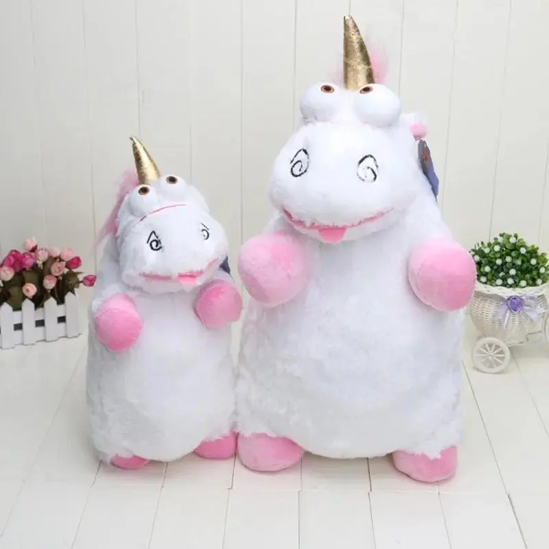 56cm Catoon Film Anime Movie Evil Unicorn Plush Stuffed Toy Doll Model Cotton Hold Pillow Baby Kids Gift