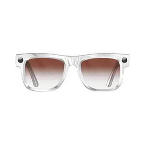 AI Smart Glasses with 8MP Camera, 4GB Storage, Bt5.3 Bluetooth-compatible, Wireless Phone Call, AI Voice Assistant, Touch Control, Multilingual Translation, 290mah Battery, AI Camera Glasses, Smart Glasses With Camera, Video Recording Glasses