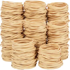 500pcs Size#18 Elastic Rubber Bands, Multipurpose Rubber Bands for Office Supplies School Home, Ideal for Binding Money and Flower Arranging