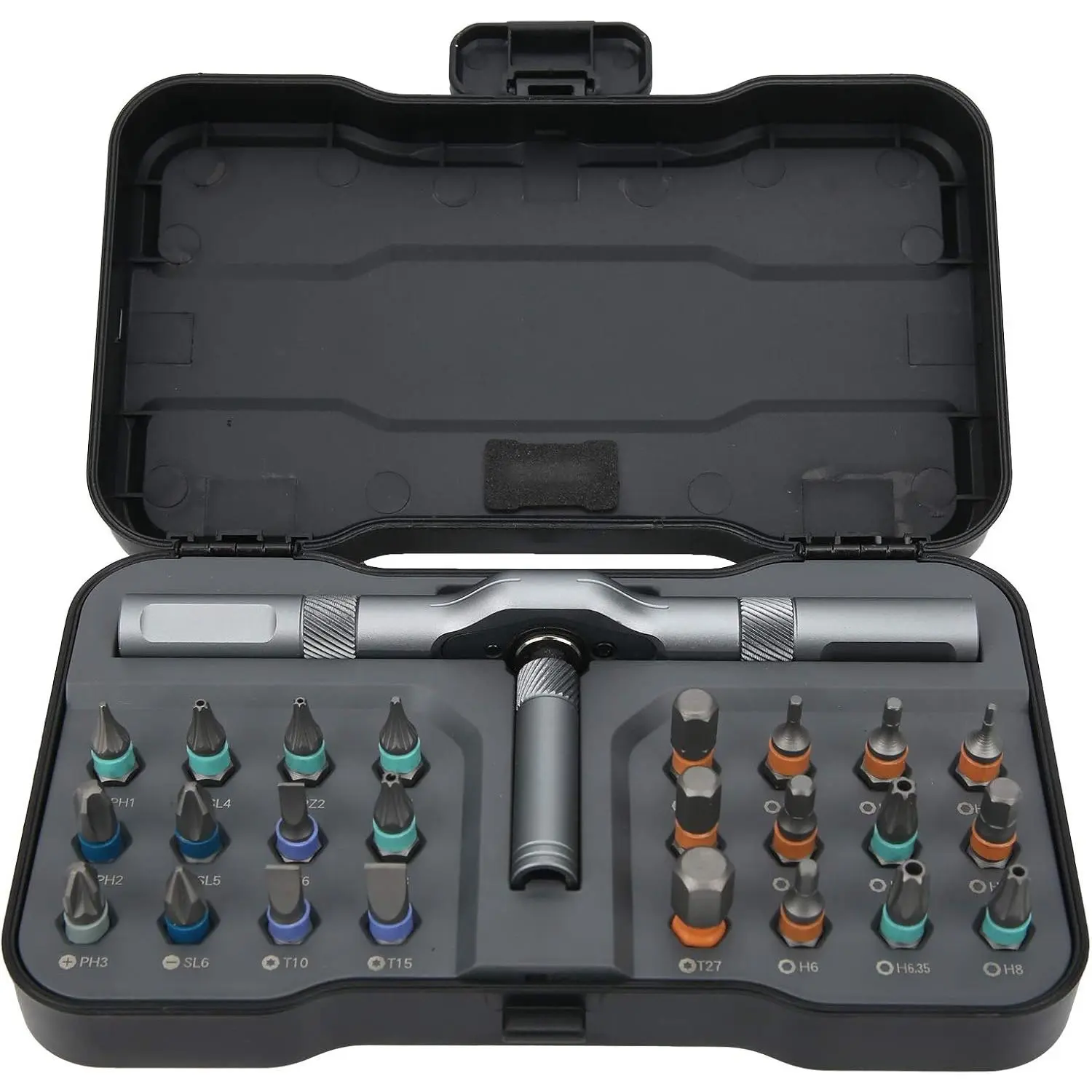 24 in 1   Set, Ratchet Allen Wrench Set & Mini Ratcheting  Kit, Detachable Ratchet Handle Compact Portable, for , , Watch, Furniture,  DIY Repair