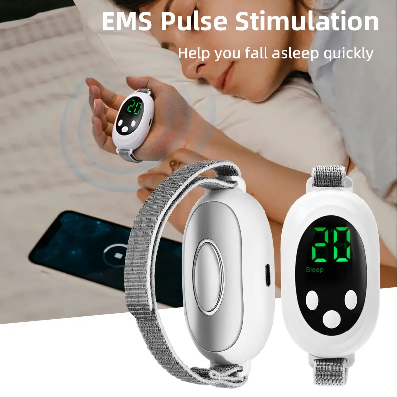 Intelligent Sleep & Anxiety Relief Device - 2 Modes, 20 Intensity Levels, Neurological Sleep Support for Insomnia Soothing (Mobile Phone Accessory Compatible Power Bank Companion)